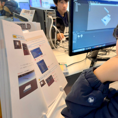 中学生からは本格ゲームプログラミングに挑戦！