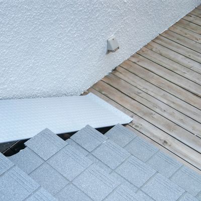 駐輪場のスロープ