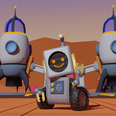 ブロックプログラミングクラスでは、バーチャルロボット教材「ロボティファイ」を使って学びます。