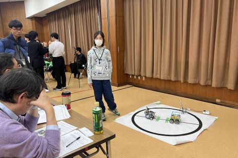 ロボカップジュニア競技会参加の様子