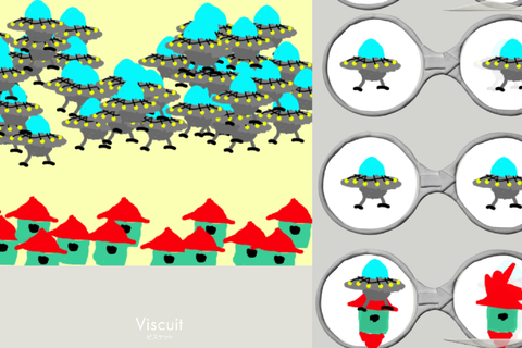 自由作品例（Viscuit)
