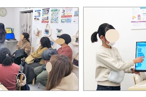 年に3回開催される授業参観。作品発表をおこないます。