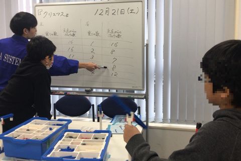 周りと意見を出し合いながら自分たちで気づく授業を行います