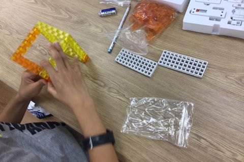 ブロックの組み立て