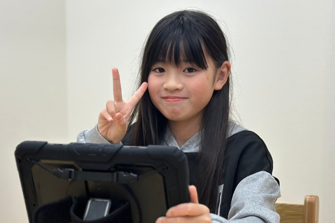楽しみながらレッスンに取り組まれています。