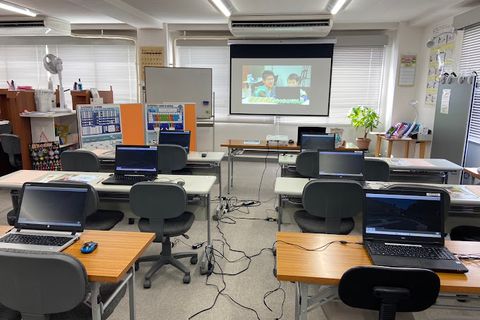 開放感のある教室