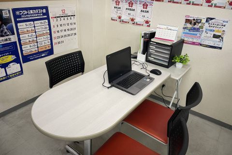 集中しやすい個別空間！