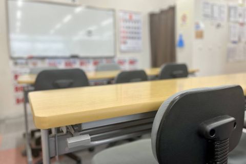 レッスンは広いスペースを確保して行います。