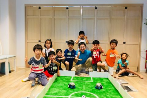 ロボットサッカー大会で優勝を目指そう