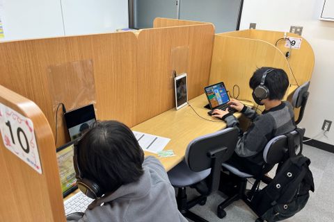 オンラインでの授業の様子です。