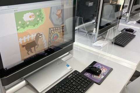 教室オリジナル素材を使用したカリキュラムで楽しく学べます