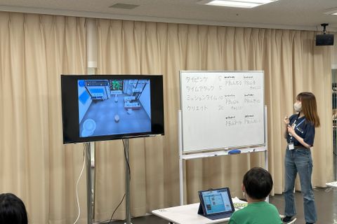 コーチと一緒に今日のレッスンでの目標を立てます！