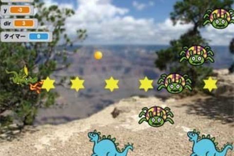 Hive-Kidsコースで製作したScratchゲーム