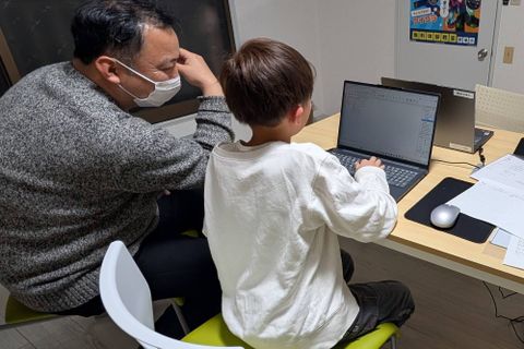 楽しくて真剣なレッスンです。