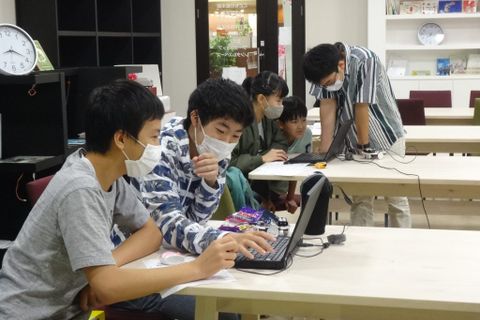 中高生チームも真剣勝負。小学生に負けるな！