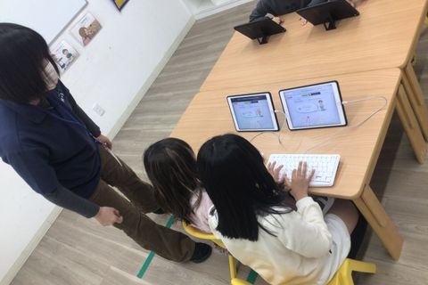 真剣に練習をしてくれています。
