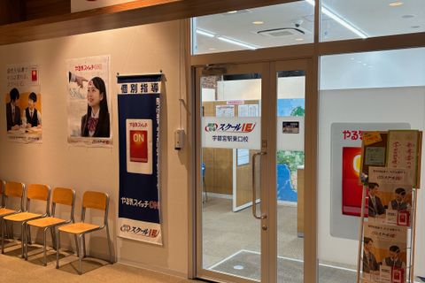 TSUTAYA宇都宮駅東口店階段上がって２階です。