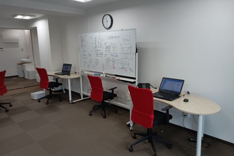 個別学習ならではのパーソナルスペースを確保
