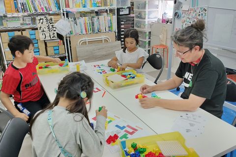 自考力キッズ英語版の授業の様子