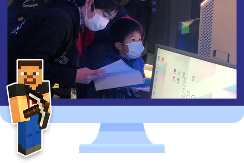 マインクラフトプログラミングのイメージ画像