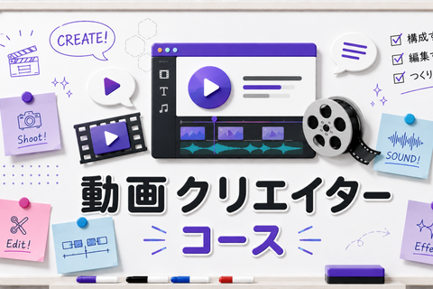動画クリエイターコースのイメージ画像