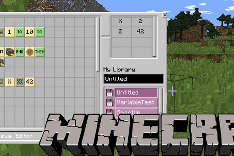 マインクラフト系の各種プログラミングクラスのイメージ画像