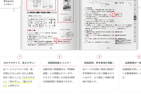 わかりやすくて、見やすいテキストを採用
