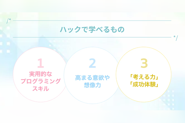ハックで学べるもの