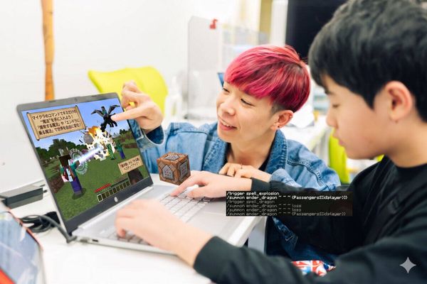 栗木先生：マイクラ本も出版！開発実績豊富で教え方も上手な、子供に大人気の先生