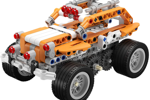 車型ロボットは男の子に人気です。