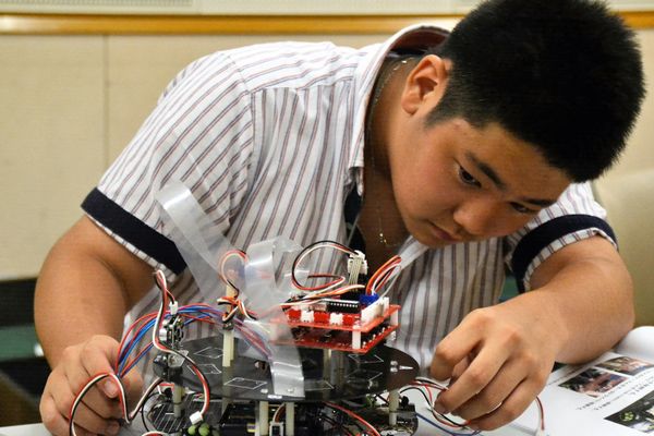 RoboCupサッカー自作ロボット製作中