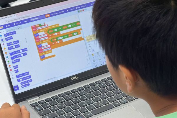 Scratchを利用した授業の様子