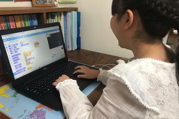 オンラインレッスン受講中の様子