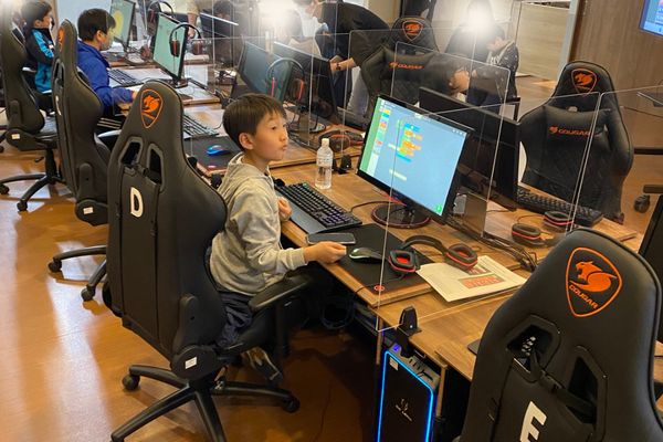 マインクラフトコースの様子