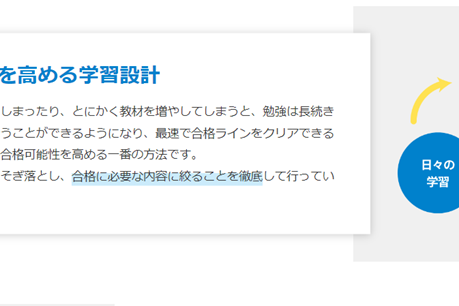 合格可能性を高める学習設計