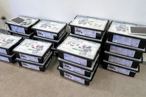教材費は不要、教室に来れば自分だけのロボットが作れます