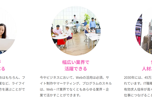 スキルを身につけて、働き方を自由に選べるようになる