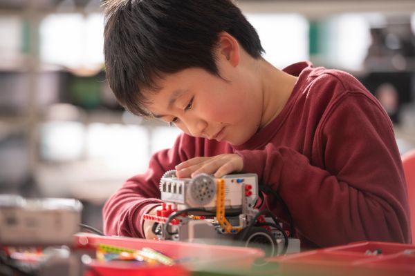 「ものづくり」を学びの中心に据えています（撮影：2021年1月）