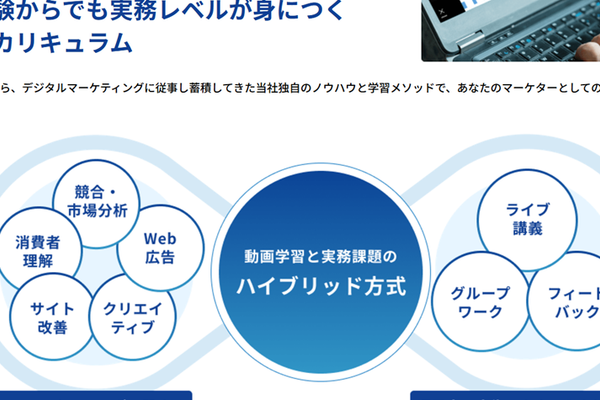 未経験からでも確かなスキルが身につくカリキュラム