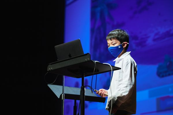 鎌倉芸術館での発表会(2021年4月)での様子