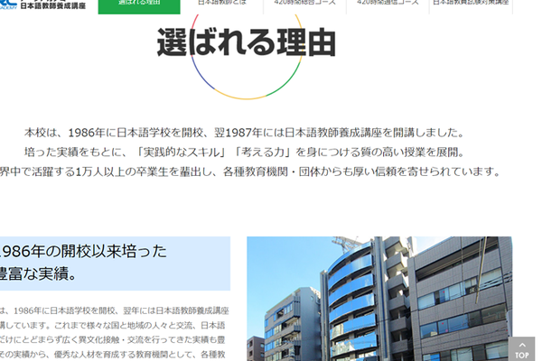 1万人以上の卒業生を輩出した実績
