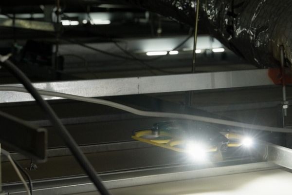 安定飛行で最深部に進入