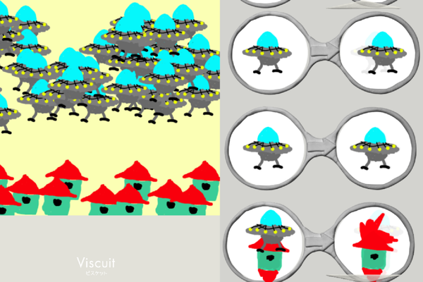 自由作品例（Viscuit)