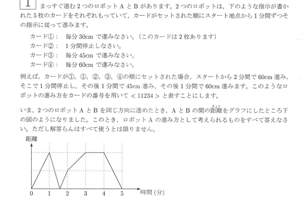 2021年度中学入試で、プログラミングの問題が出題されました！