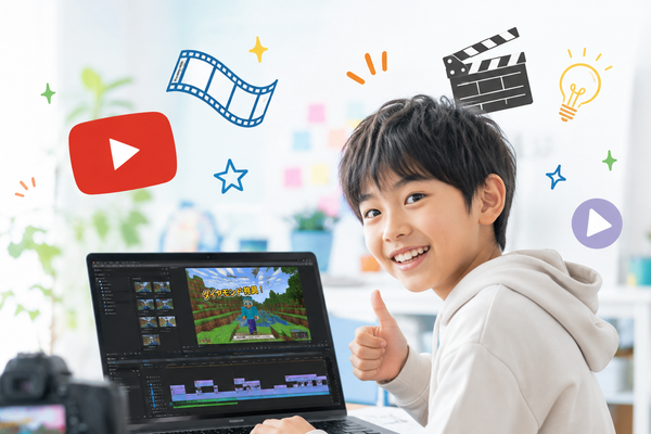 動画クリエイターコースでは、クリエイター監修のカリキュラムで本格的な動画制作スキルを学べます。