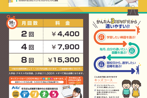 エレメンタリーコース（受講料）