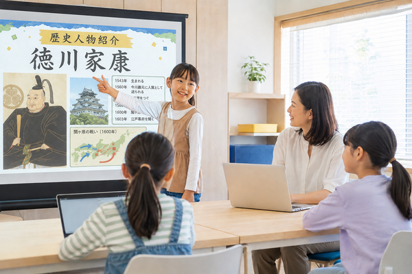 歴史人物や好きな本など、身近なテーマから楽しくプレゼンテーションを学びます。パソコン初心者でも、発表が苦手でも大丈夫。基礎から、自分のペースで取り組めます。