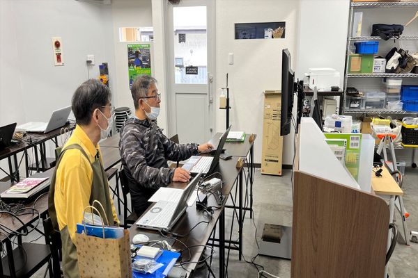 個人指導の様子です
