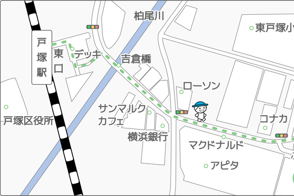 戸塚教室アクセスマップ