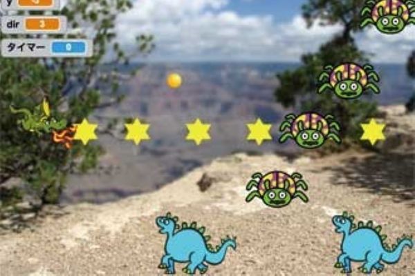 Hive-Kidsコースで製作したScratchゲーム
